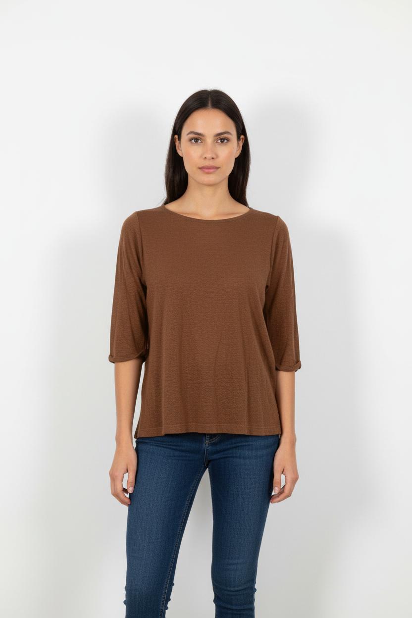 Blouse Marron - Taille L/40