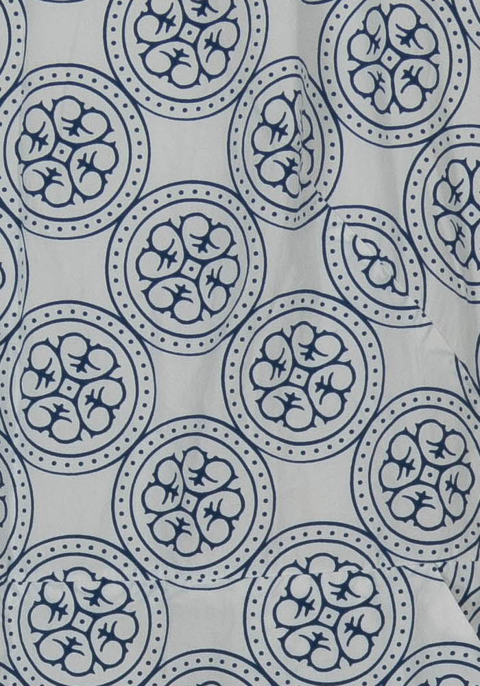 Robe Midi Blanche et Bleue - Taille L/40 de la marque Agnès b. | PARAD44939 - Vendu par Paradigme - Image 3