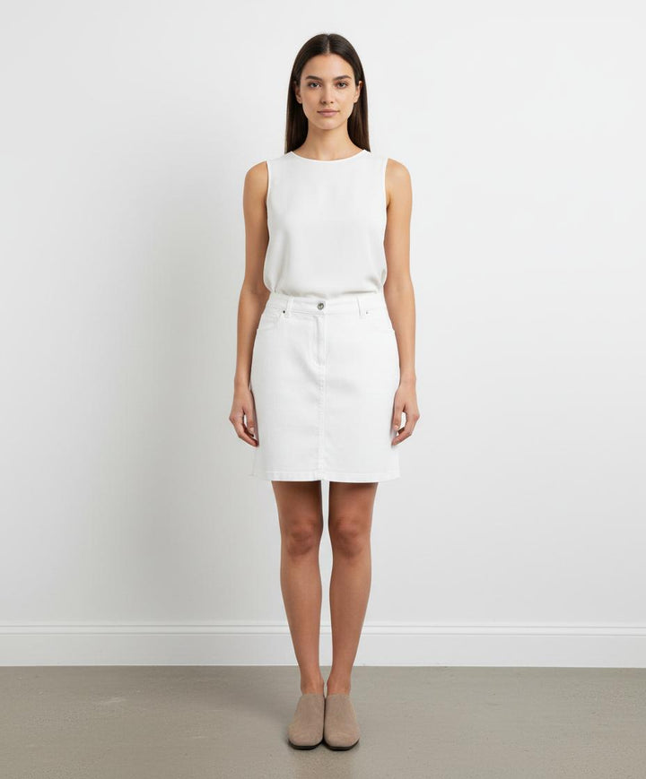 Jupe Courte Blanche - Taille XL/42