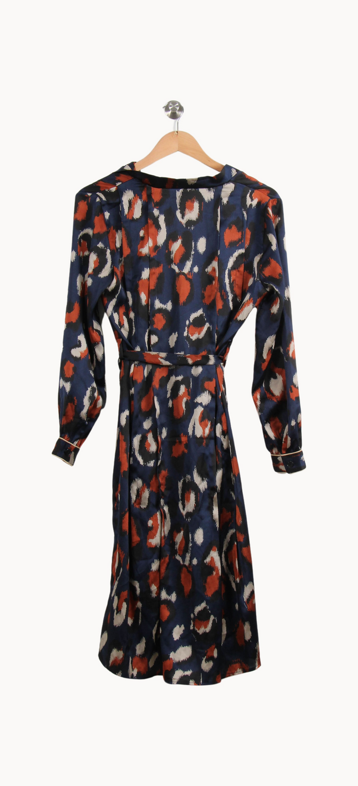 Robe Midi Bleu Marine et Rouge - Taille XS/34 de la marque FRNCH | PARAD44949 - Vendu par Paradigme - Image 4