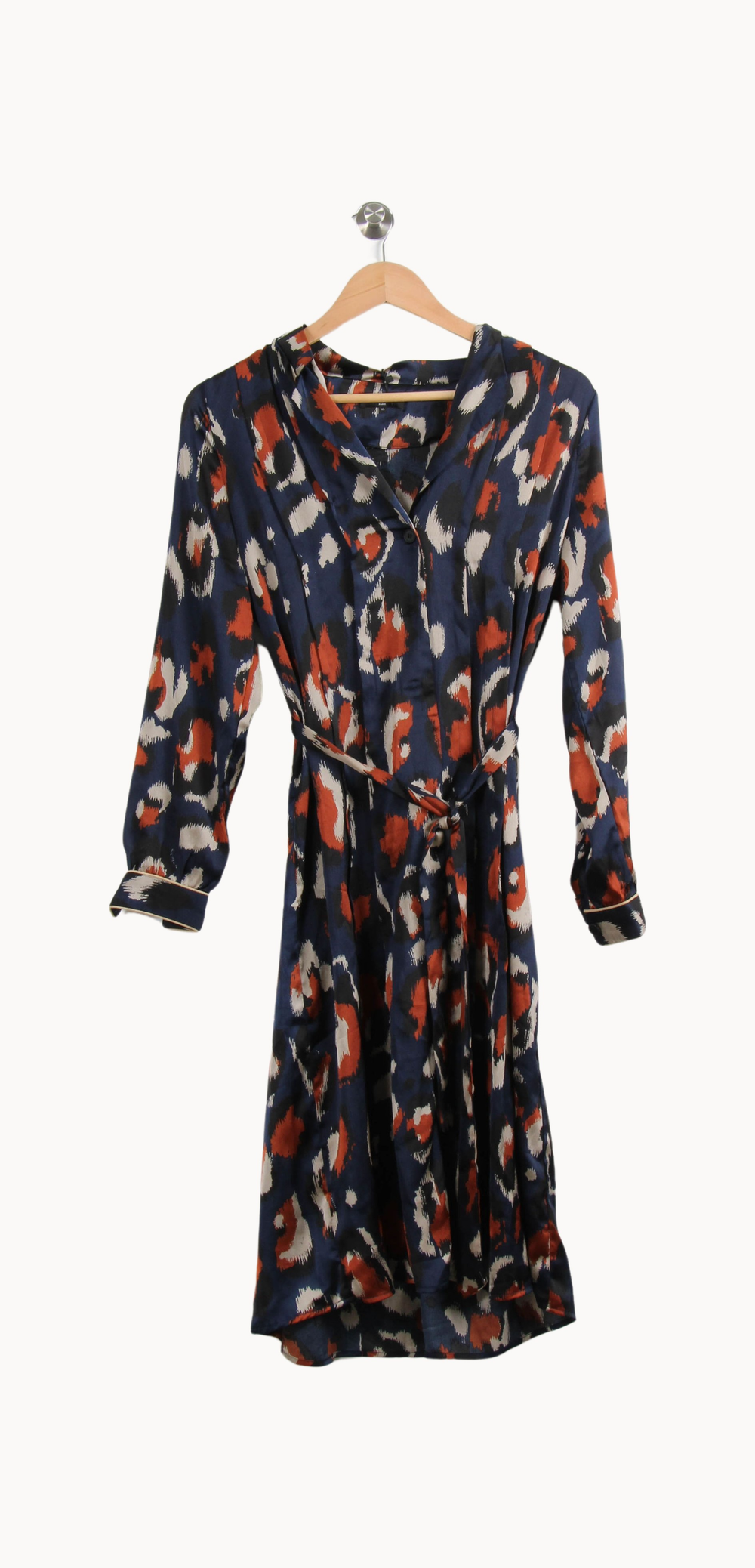 Robe Midi Bleu Marine et Rouge - Taille XS/34 de la marque FRNCH | PARAD44949 - Vendu par Paradigme - Image 2