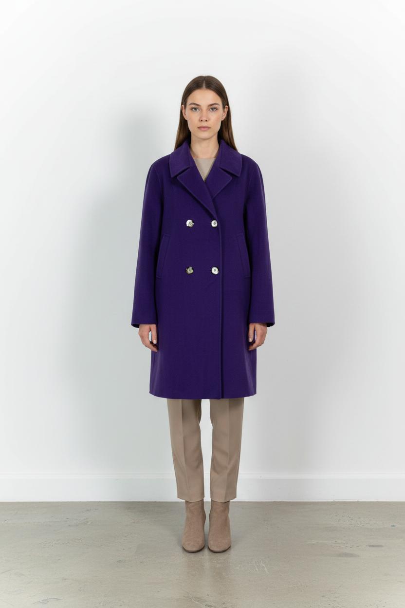 Manteau Violet - Taille XXXL/46 de la marque Marina Rinaldi | PARAD44951 - Vendu par Paradigme - Image 1