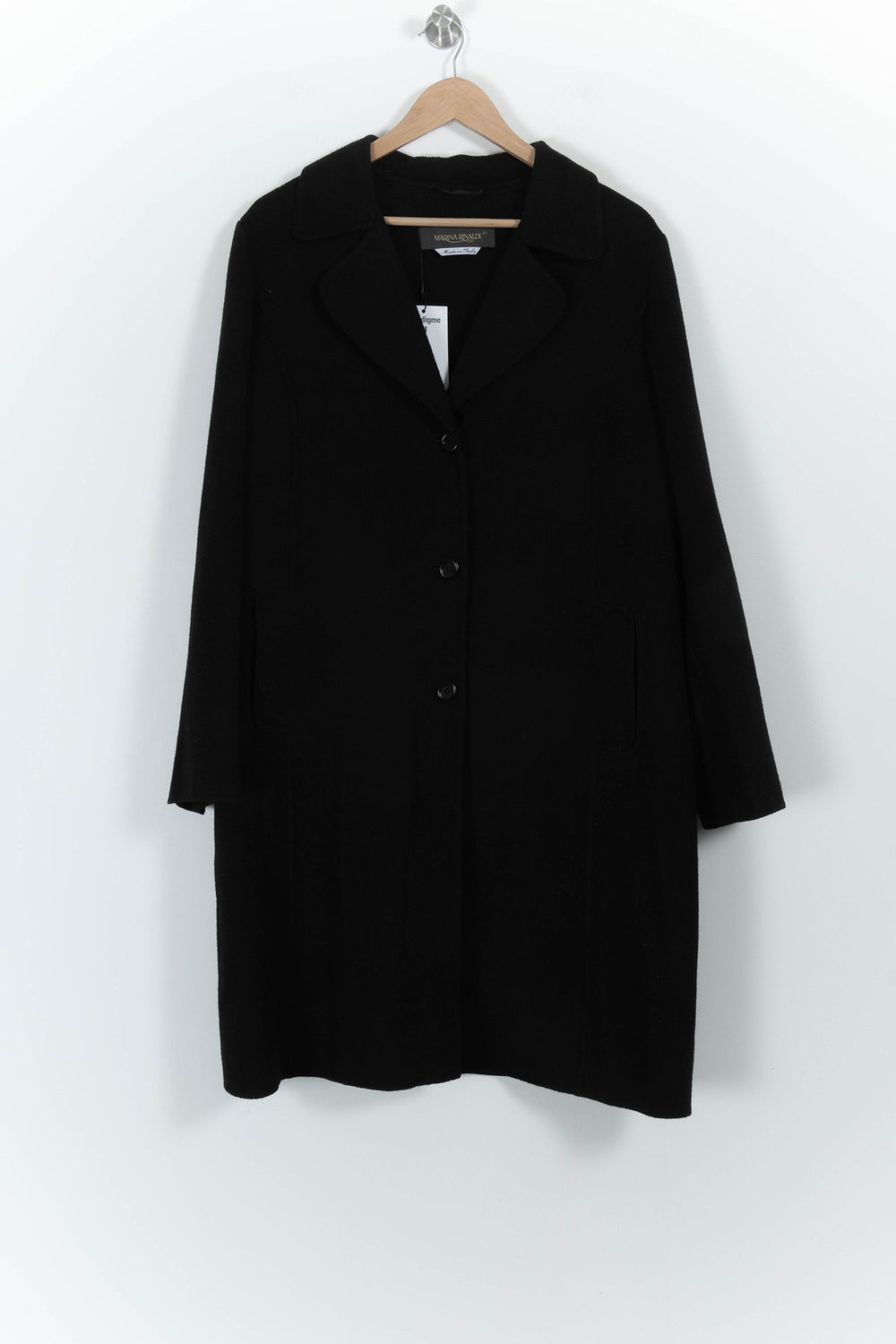 Manteau Noir - Taille XXL/44 de la marque Marina Rinaldi | PARAD44952 - Vendu par Paradigme - Image 2