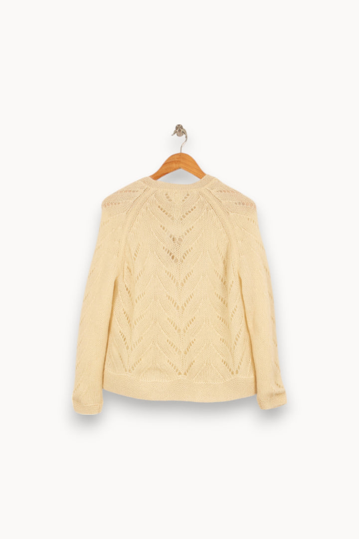 Cardigan Écru - Taille S/36 de la marque Des petits hauts | PARAD44954 - Vendu par Paradigme - Image 4