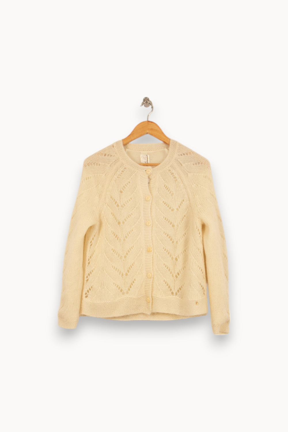 Cardigan Écru - Taille S/36 de la marque Des petits hauts | PARAD44954 - Vendu par Paradigme - Image 2