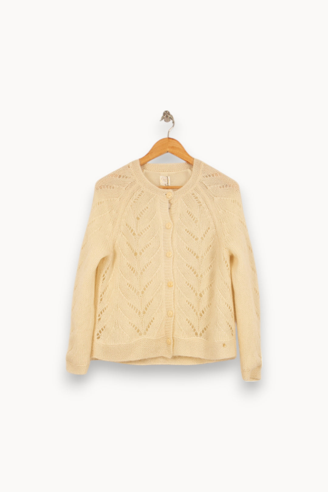 Cardigan Écru - Taille S/36 de la marque Des petits hauts | PARAD44954 - Vendu par Paradigme - Image 2