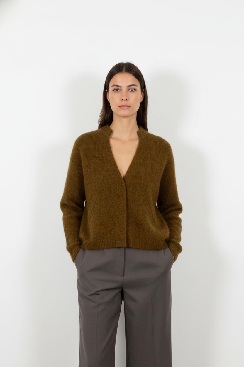 Cardigan Vert - Taille XS/34
