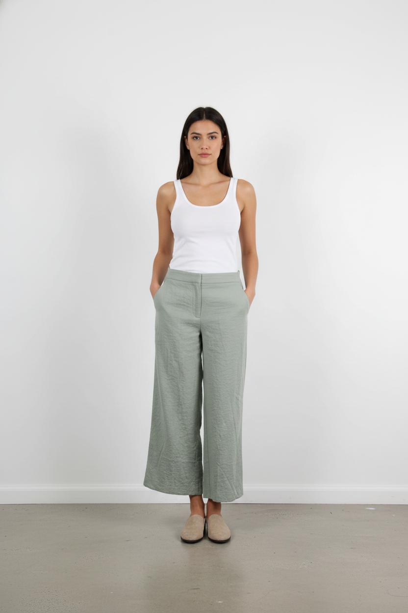 Pantalon Large Vert - Taille M/38