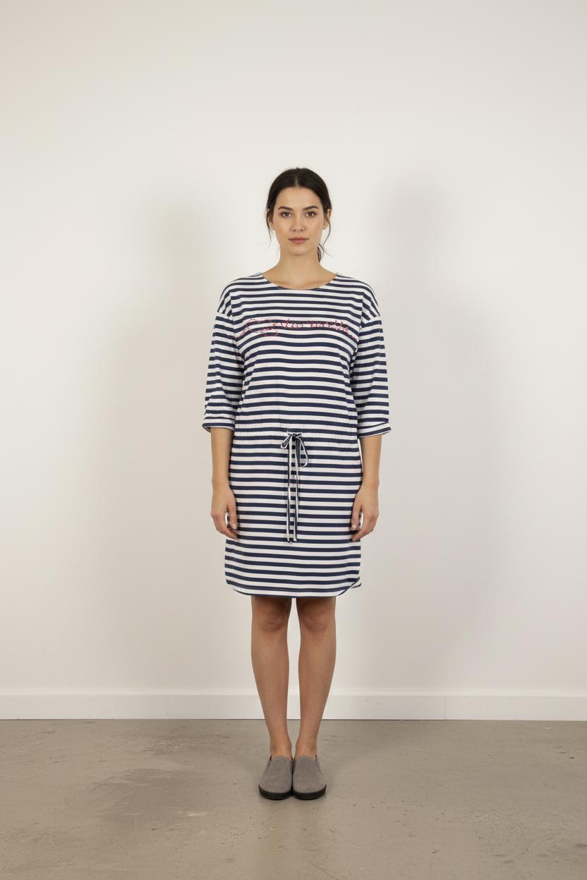 Robe Rayée Bleu et Blanche - Taille M/38