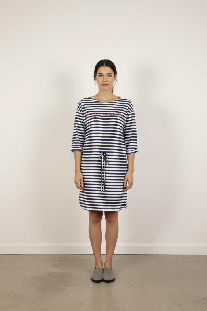 Robe Rayée Bleu et Blanche - Taille M/38