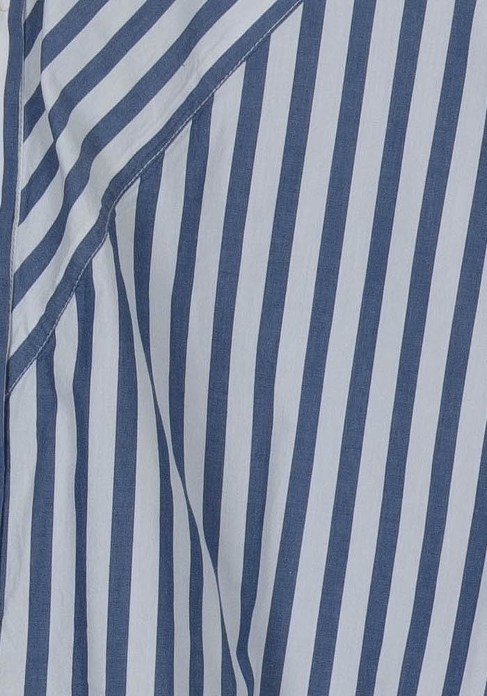 Chemise Sans Manches Bleu et Blanc - Taille L/40 de la marque Galeries Lafayette | PARAD44970 - Vendu par Paradigme - Image 3