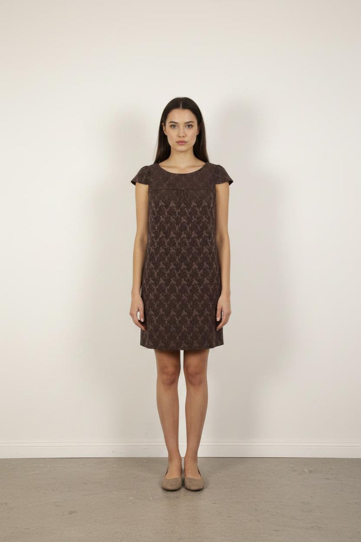 Robe Courte Marron - Taille L/40