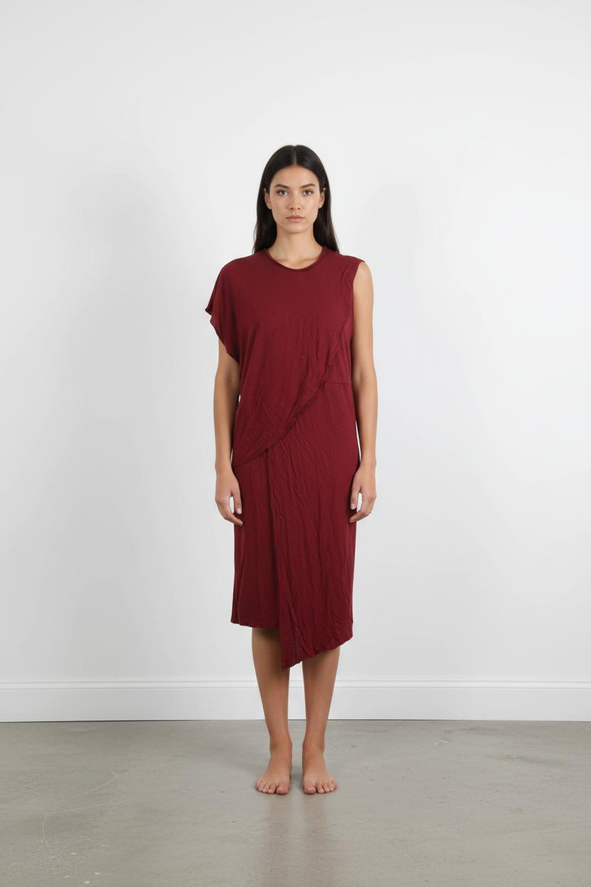 Robe Midi Bordeaux - Taille XS/34