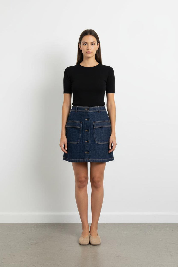 Jupe Courte Bleu - Taille M/38 de la marque Soeur | PARAD44980 - Vendu par Paradigme - Image 1