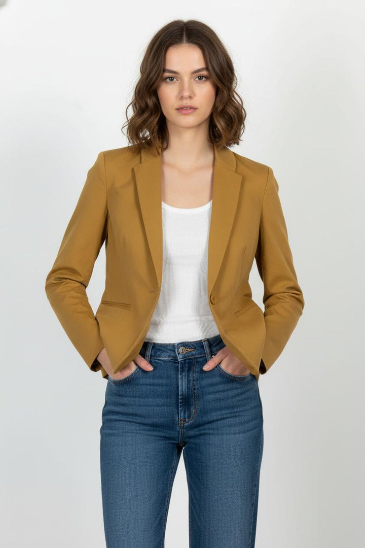 Blazer Jaune - Taille M/38 de la marque ba&sh | PARAD44981 - Vendu par Paradigme - Image 1