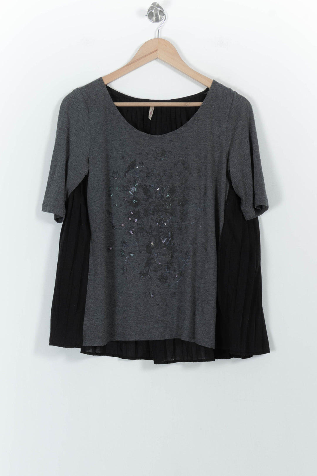 Blouse Grise et Noire - Taille S/36 de la marque I.Code | PARAD44983 - Vendu par Paradigme - Image 2