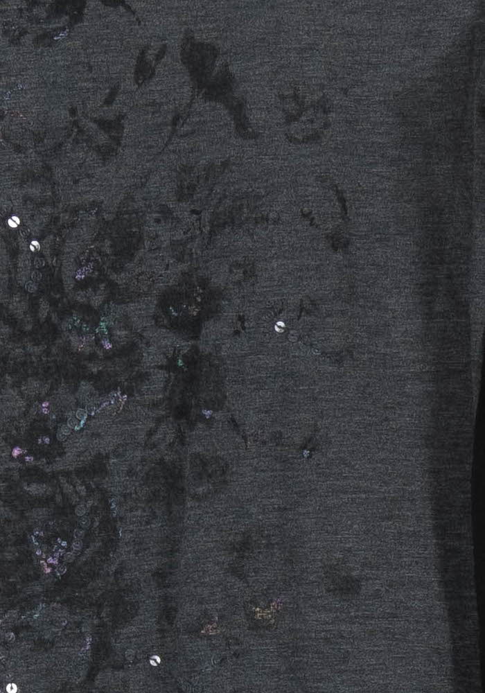 Blouse Grise et Noire - Taille M/38 de la marque I.Code | PARAD44984 - Vendu par Paradigme - Image 3