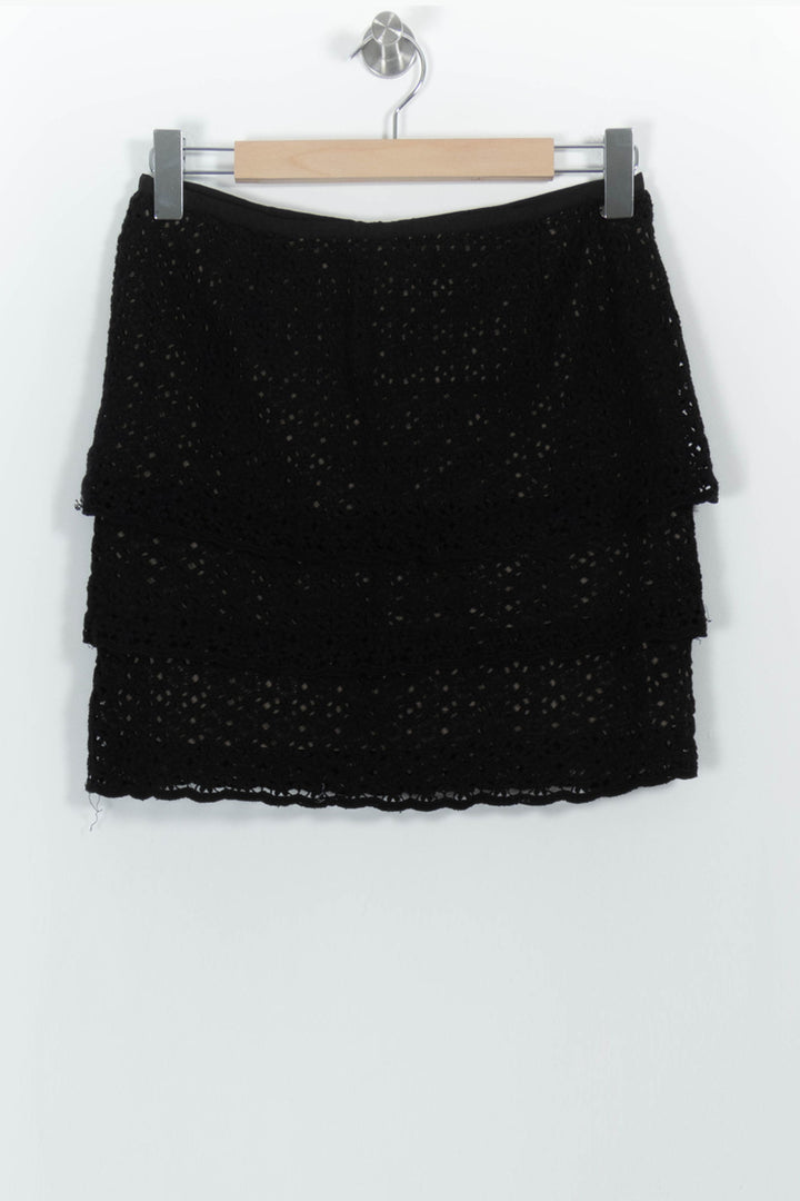Jupe Courte Noire - Taille M/38 de la marque IKKS | PARAD44985 - Vendu par Paradigme - Image 2