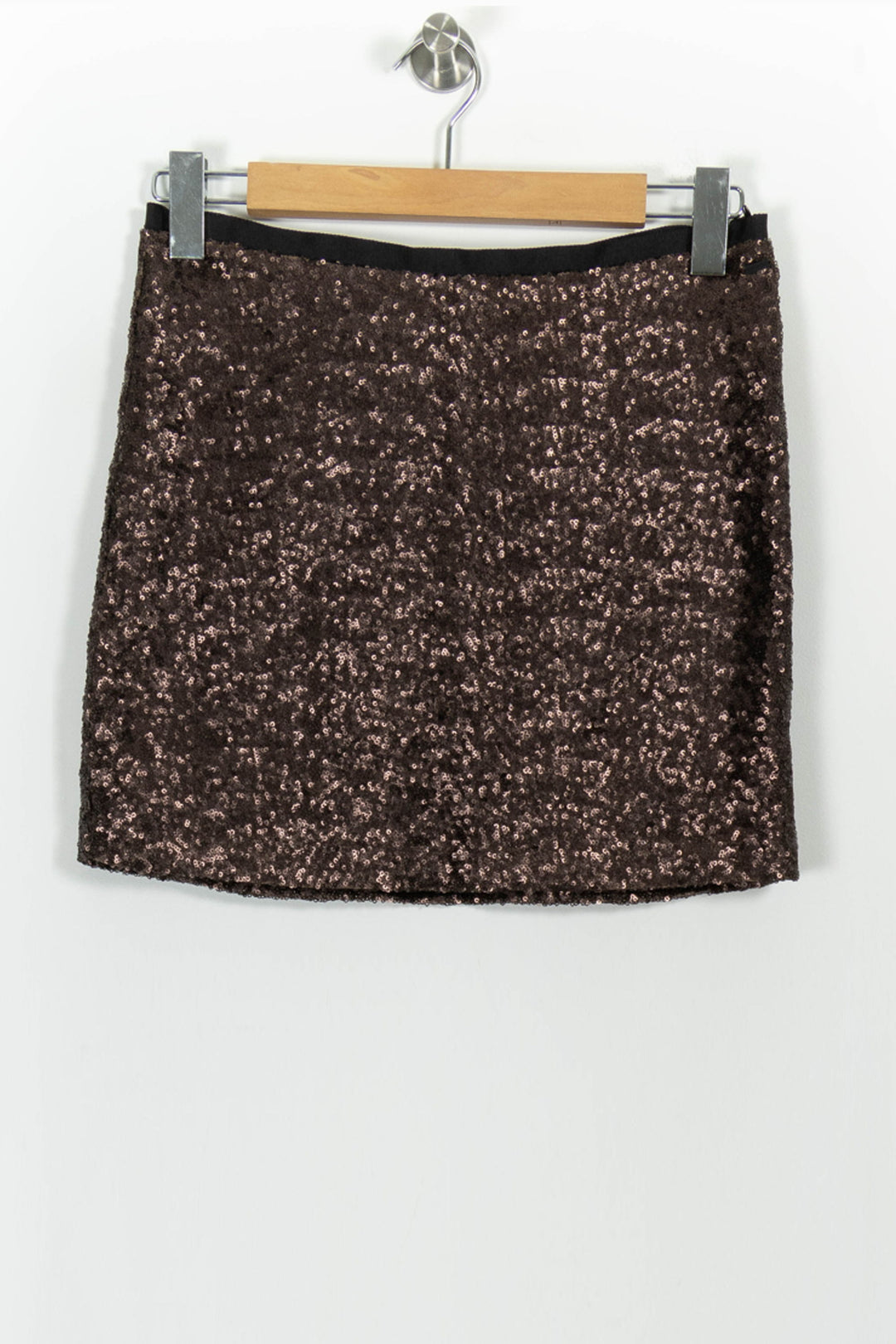 Jupe Courte Marron - Taille M/38 de la marque IKKS | PARAD44986 - Vendu par Paradigme - Image 2