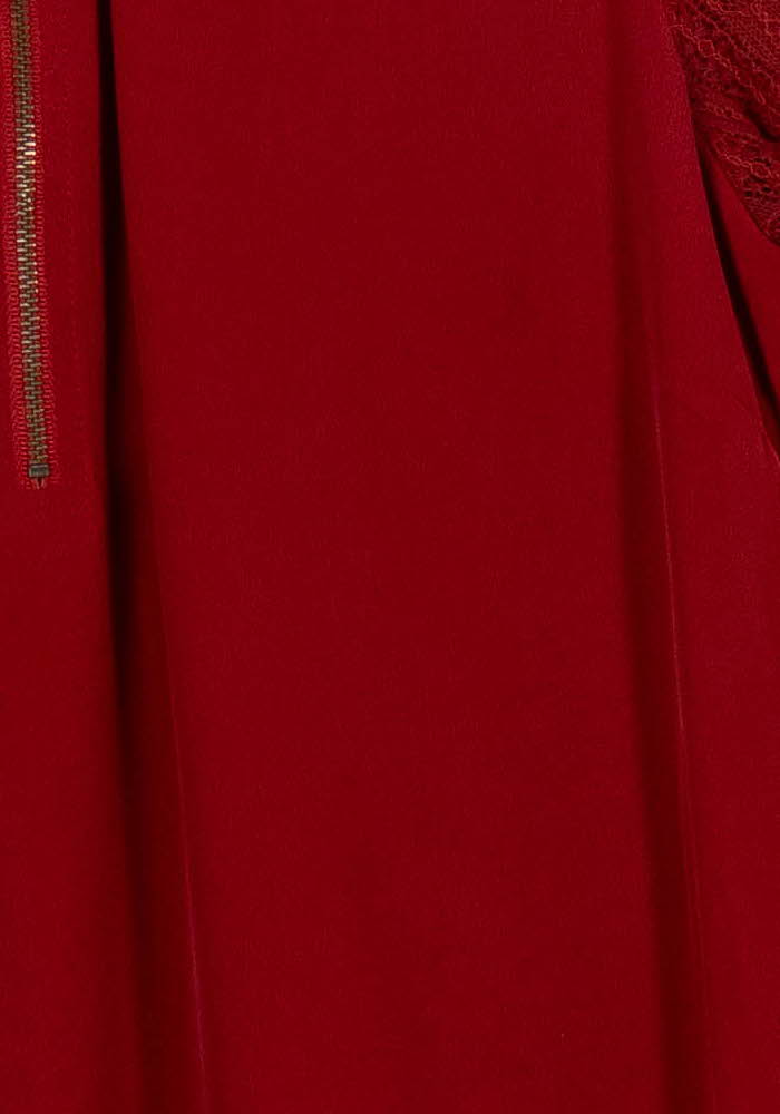 Robe droite bordeaux - Taille L/40 de la marque Caroll | PARAD44991 - Vendu par Paradigme - Image 3