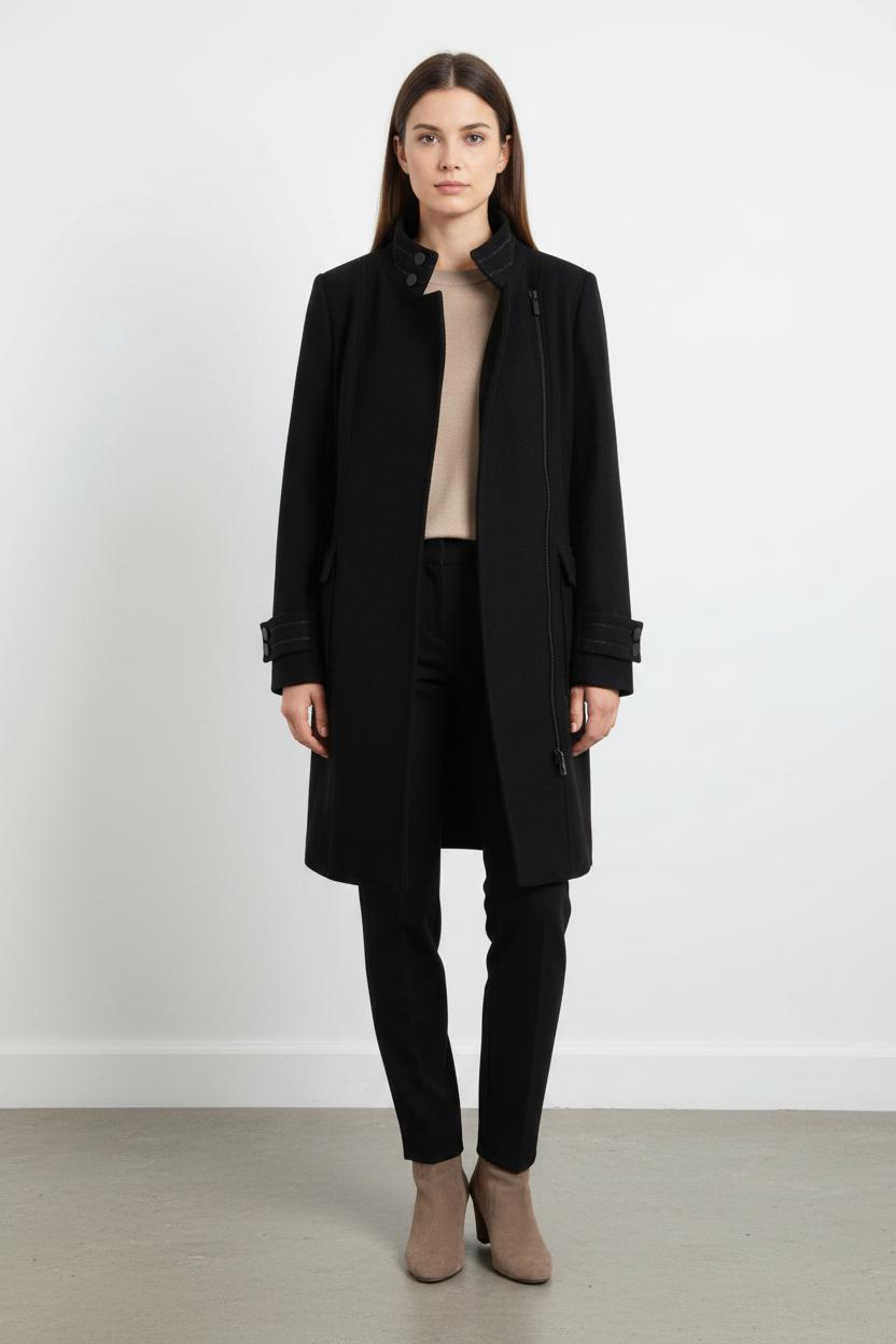 Manteau Noir - Taille S/36 de la marque Maison 123 | PARAD44994 - Vendu par Paradigme - Image 1