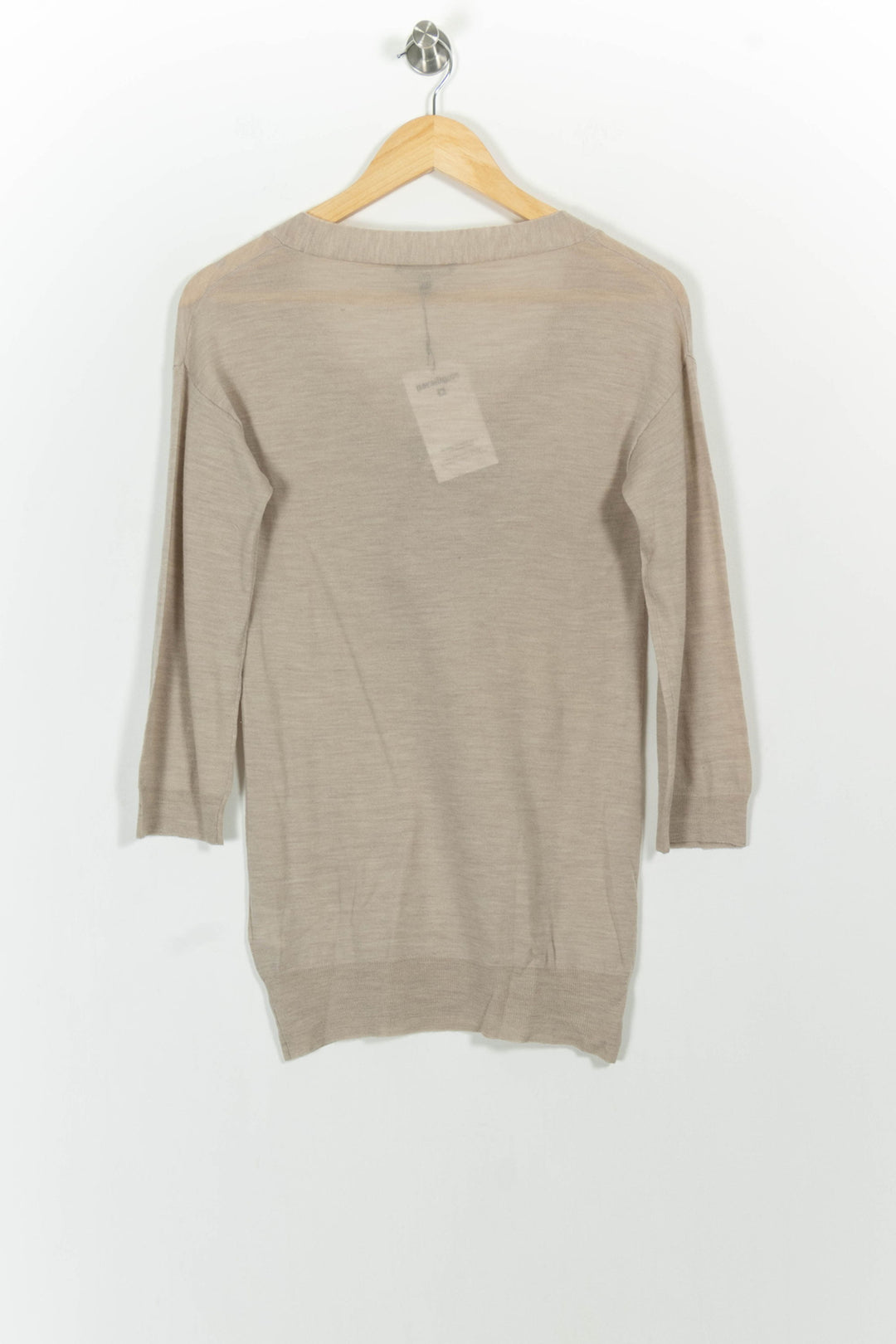 Blouse Beige - Taille S/36 de la marque Tara Jarmon | PARAD44995 - Vendu par Paradigme - Image 4