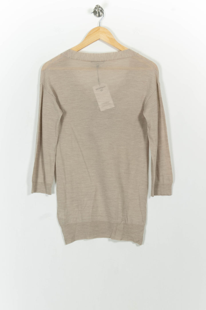 Blouse Beige - Taille S/36 de la marque Tara Jarmon | PARAD44995 - Vendu par Paradigme - Image 4