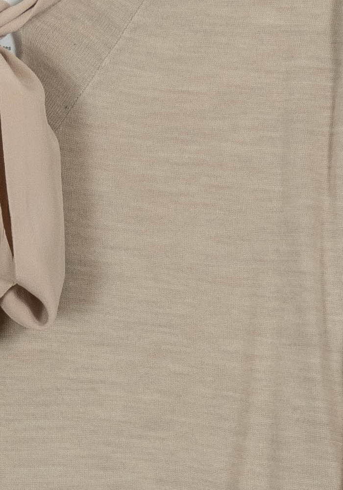 Blouse Beige - Taille S/36 de la marque Tara Jarmon | PARAD44995 - Vendu par Paradigme - Image 3