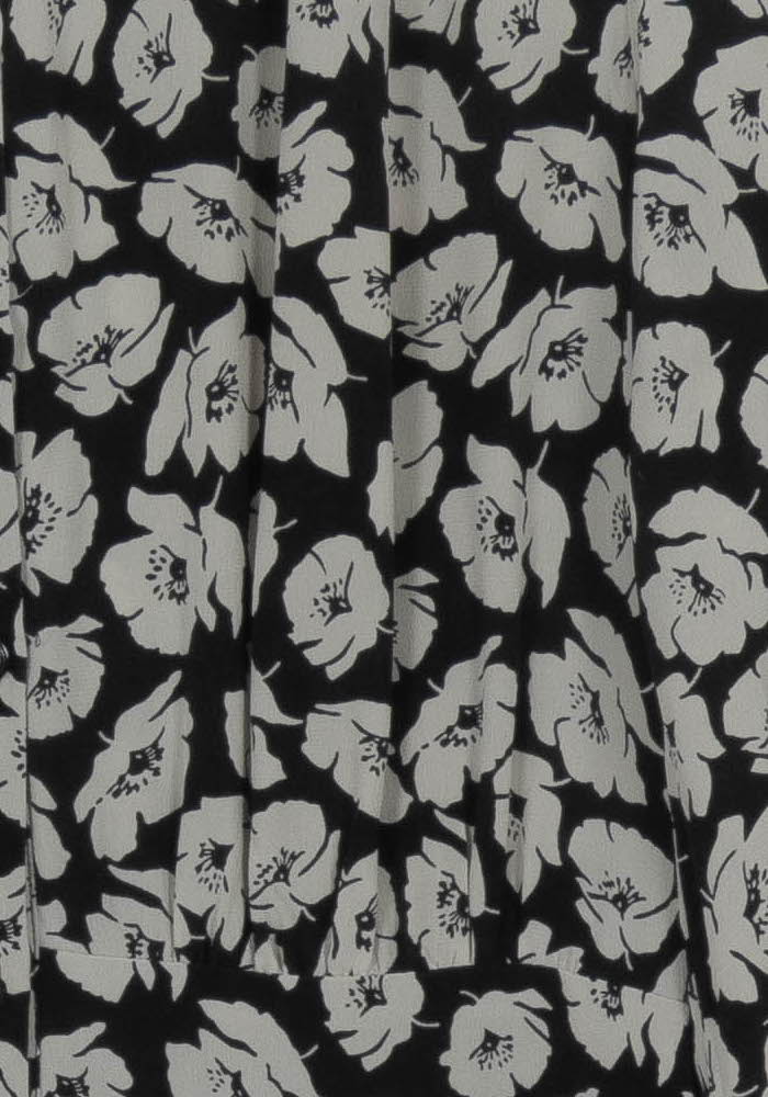 Robe Longue Noire et Blanche - Taille S/36 de la marque Gerard Darel | PARAD44996 - Vendu par Paradigme - Image 3