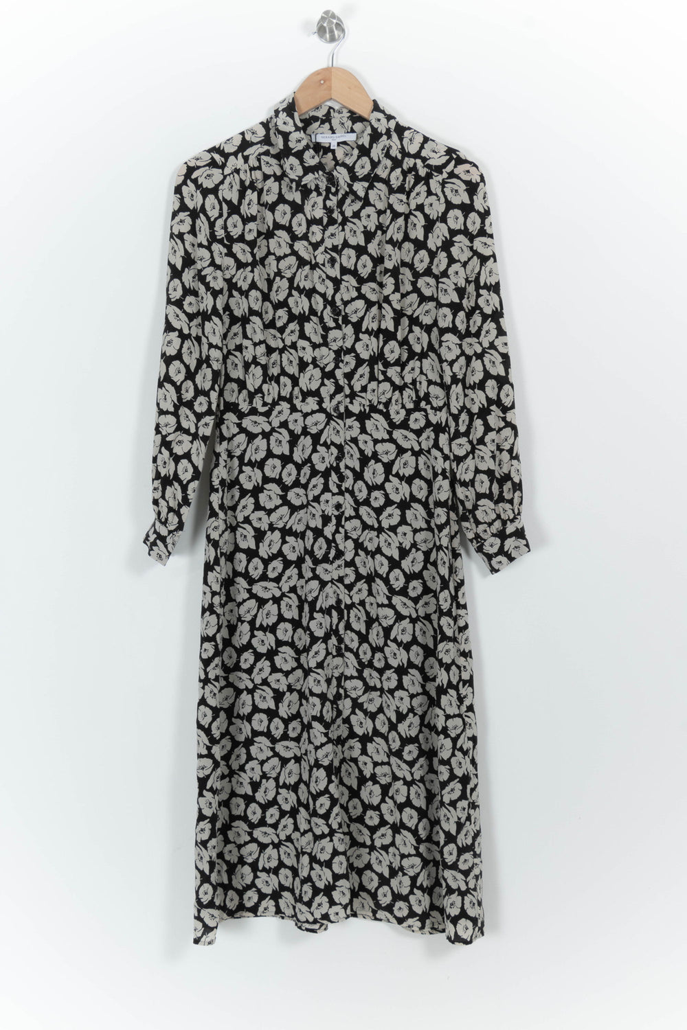 Robe Longue Noire et Blanche - Taille S/36 de la marque Gerard Darel | PARAD44996 - Vendu par Paradigme - Image 2