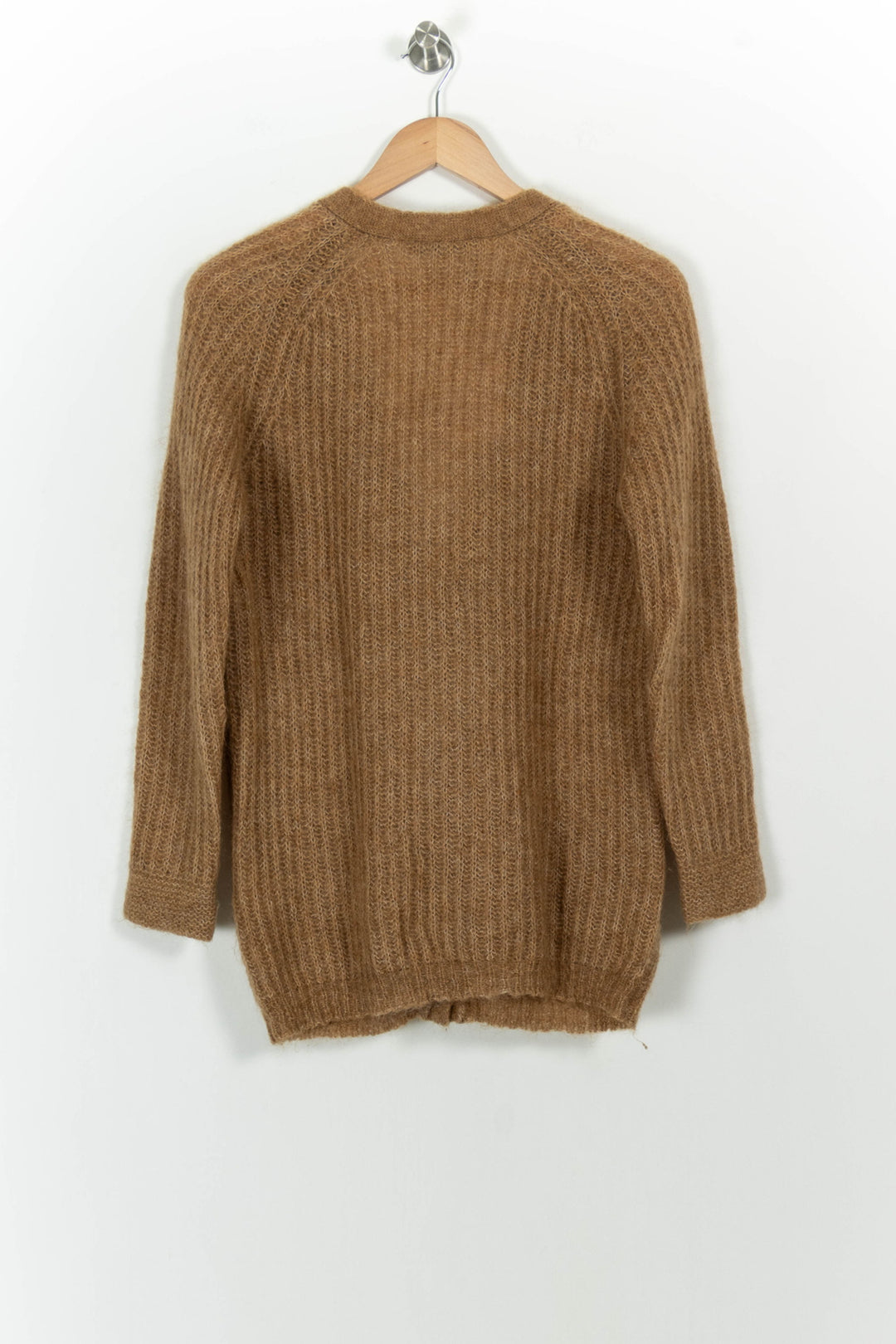Cardigan Marron - Taille S/36 de la marque Sandro | PARAD44997 - Vendu par Paradigme - Image 4