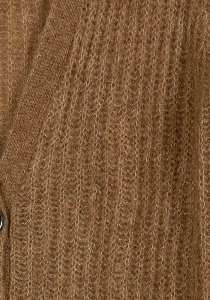 Cardigan Marron - Taille S/36 de la marque Sandro | PARAD44997 - Vendu par Paradigme - Image 3