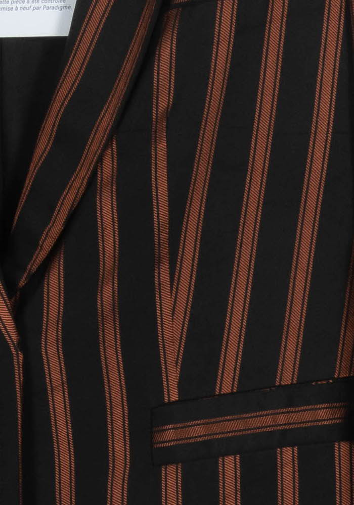 Blazer Noir et Marron - Taille XS/34 de la marque Claudie Pierlot | PARAD45000 - Vendu par Paradigme - Image 3