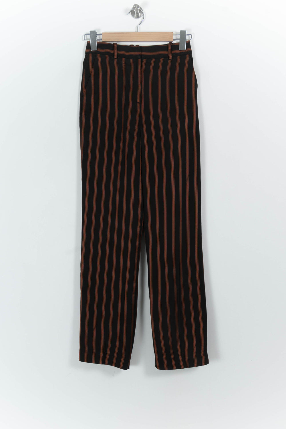 Pantalon Noir et Marron - Taille XS/34 de la marque Claudie Pierlot | PARAD45001 - Vendu par Paradigme - Image 2