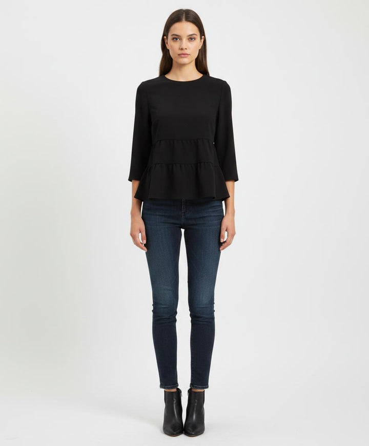 Blouse Noire - Taille XS/34