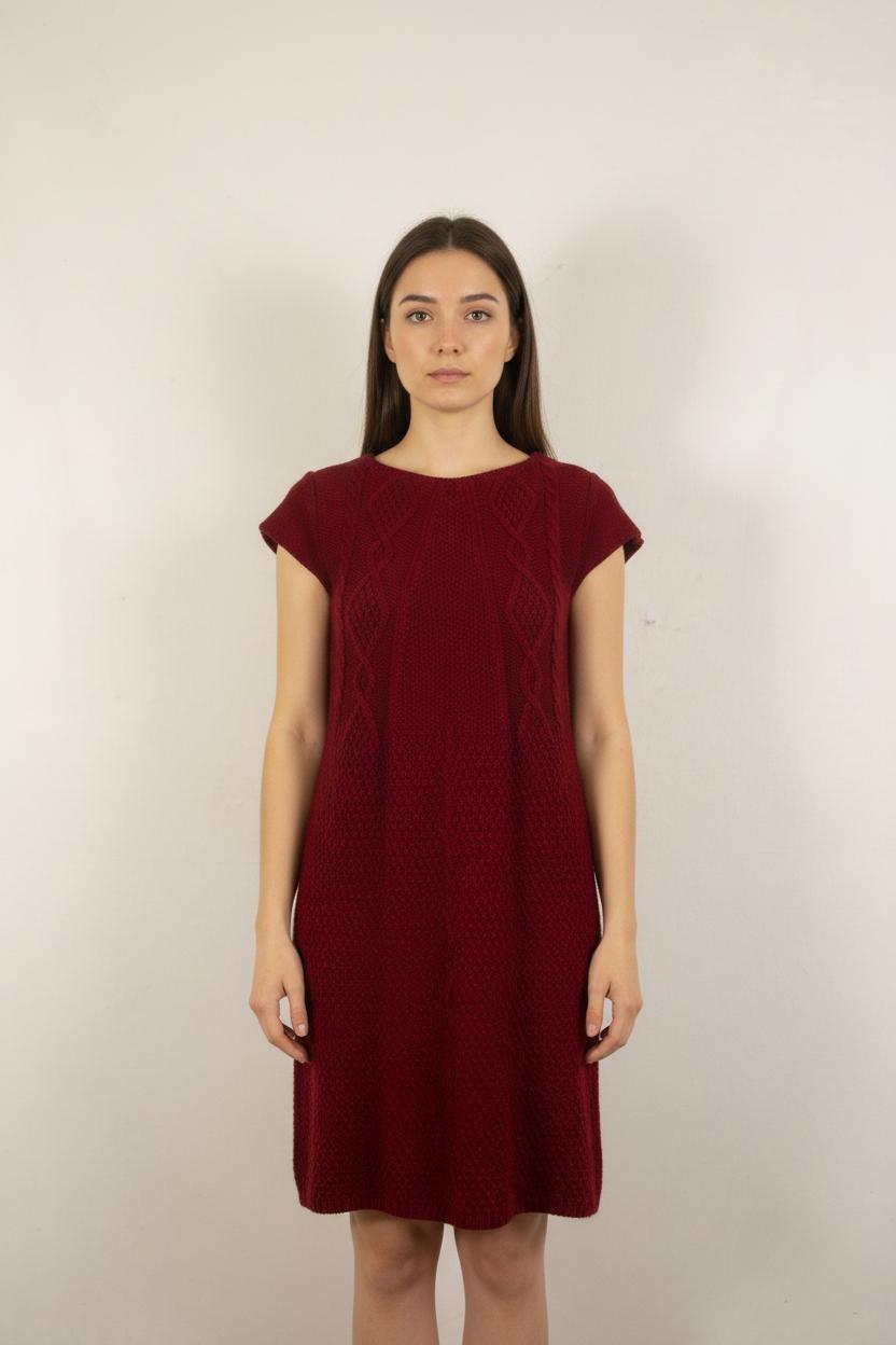 Robe Pull Bordeaux - Taille M/38