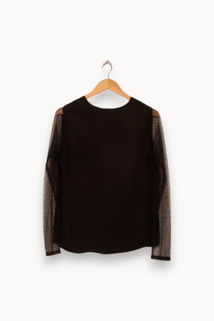Blouse Noire - Taille L/40 de la marque Petite Mendigote | PARAD45031 - Vendu par Paradigme - Image 4