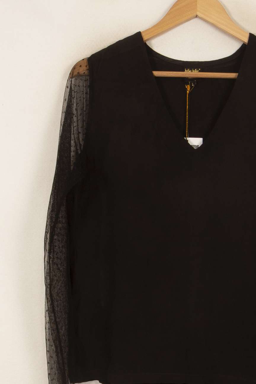 Blouse Noire - Taille L/40 de la marque Petite Mendigote | PARAD45031 - Vendu par Paradigme - Image 3