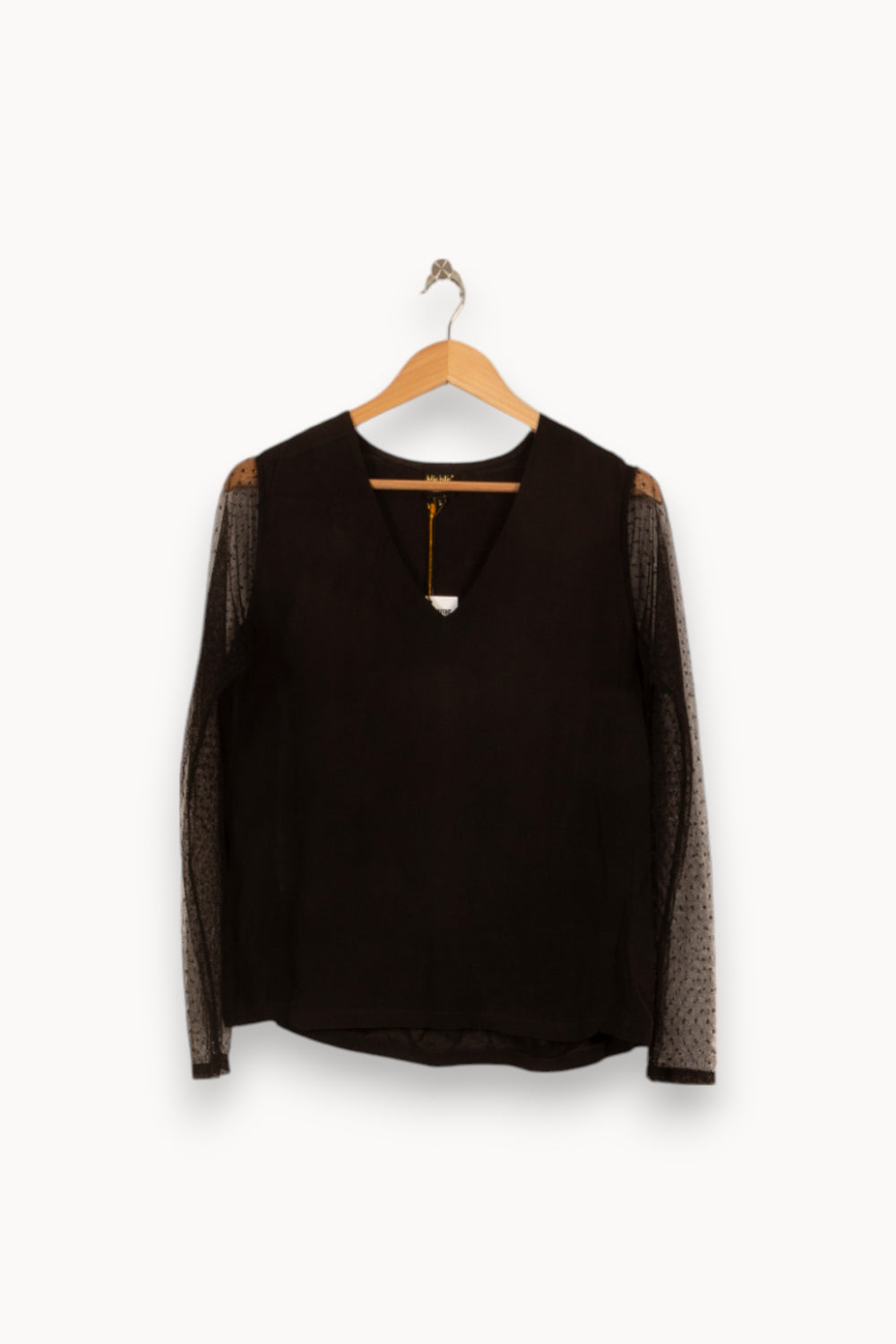 Blouse Noire - Taille L/40 de la marque Petite Mendigote | PARAD45031 - Vendu par Paradigme - Image 2