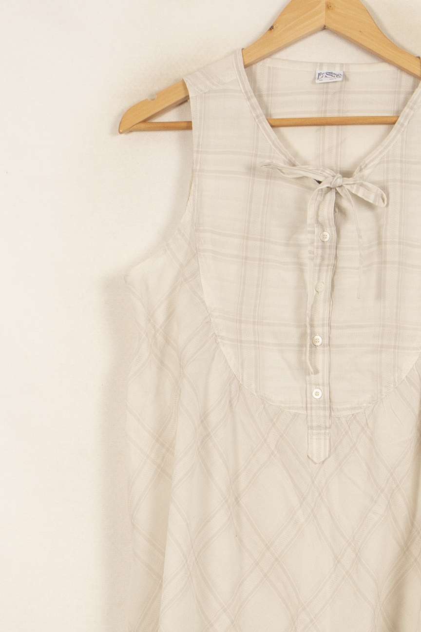 Robe Sans Manches Blanche - Taille M/38 de la marque Levi's | PARAD45035 - Vendu par Paradigme - Image 3