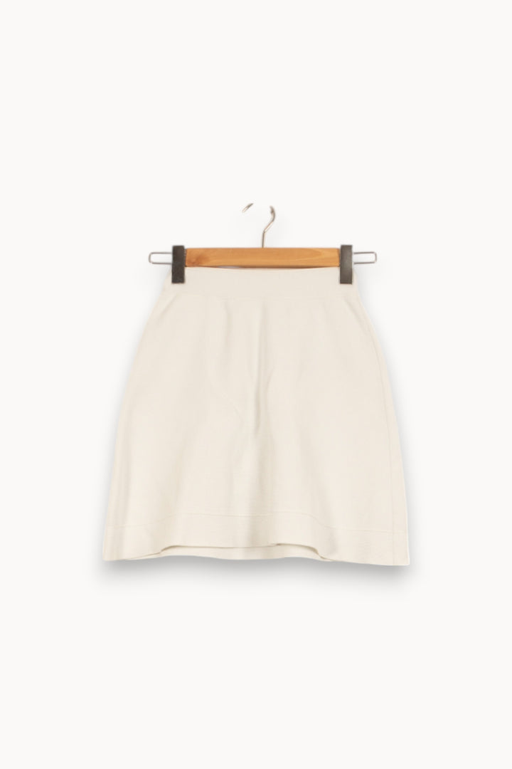 Jupe Courte Blanche - Taille XS/34 de la marque Sandro | PARAD45037 - Vendu par Paradigme - Image 4