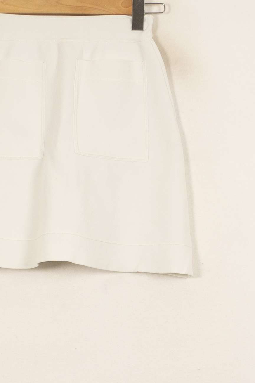 Jupe Courte Blanche - Taille XS/34 de la marque Sandro | PARAD45037 - Vendu par Paradigme - Image 3