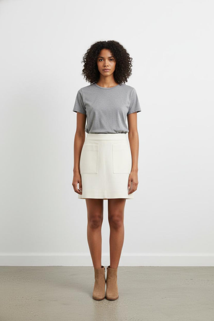 Jupe Courte Blanche - Taille XS/34