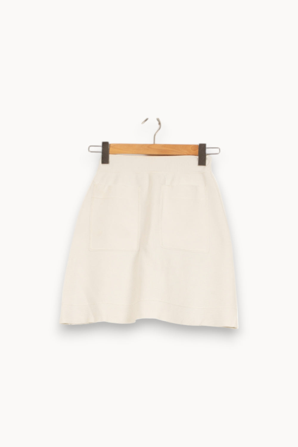 Jupe Courte Blanche - Taille XS/34 de la marque Sandro | PARAD45037 - Vendu par Paradigme - Image 2