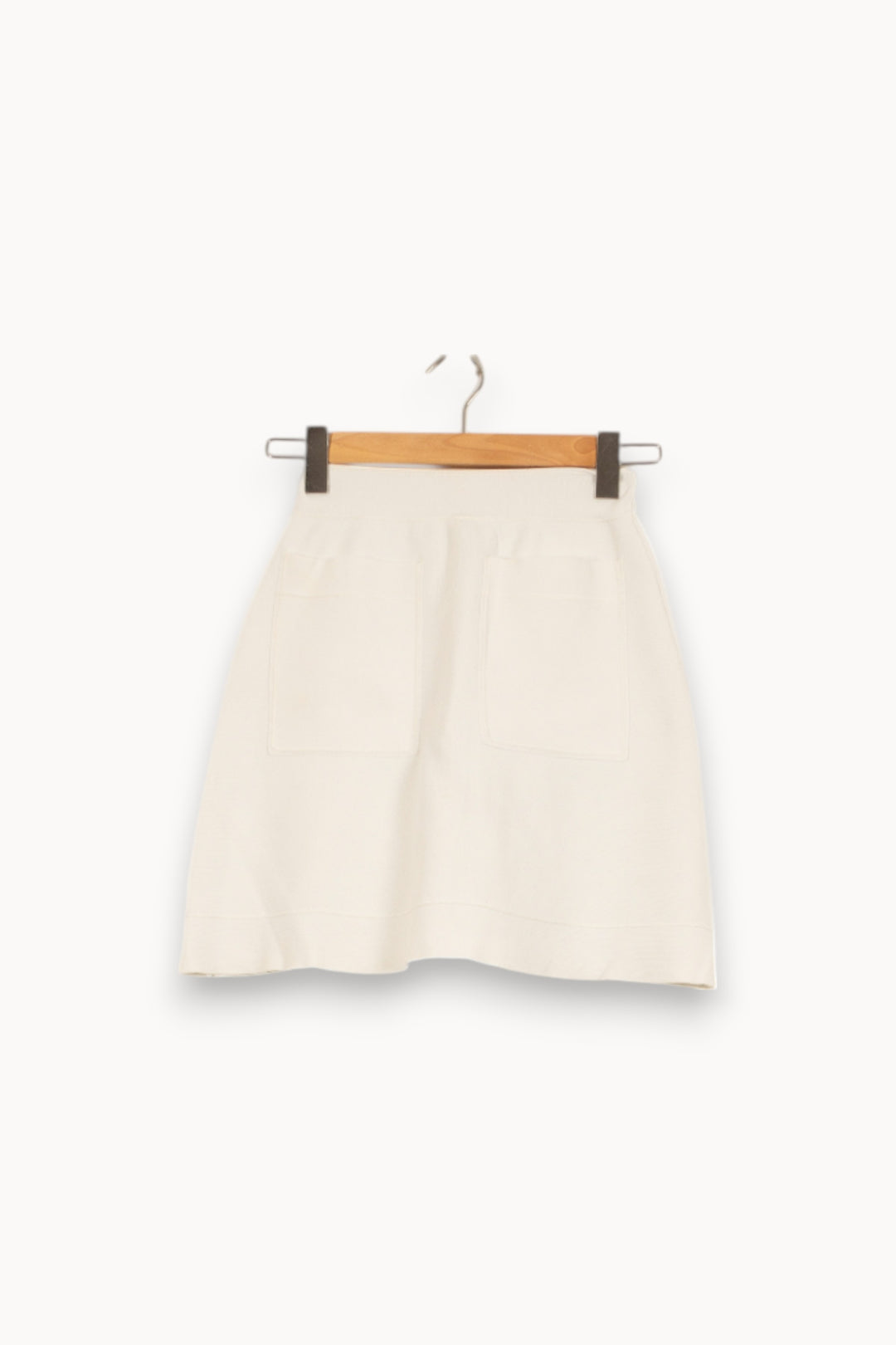 Jupe Courte Blanche - Taille XS/34 de la marque Sandro | PARAD45037 - Vendu par Paradigme - Image 2