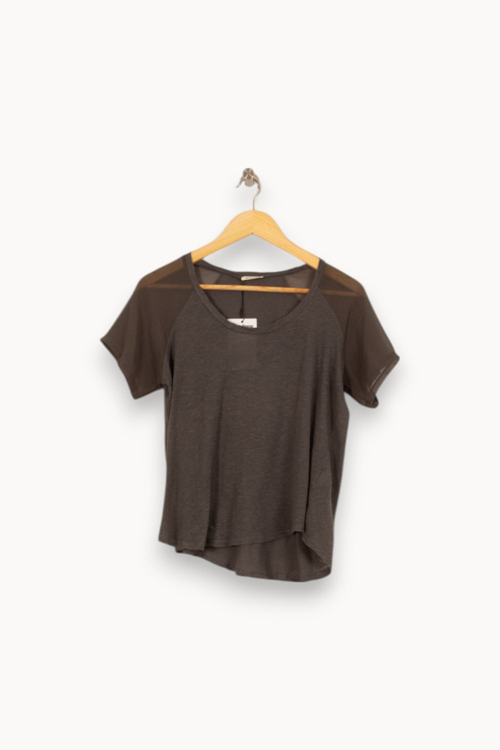 Tee-shirt Gris - Taille M/38 de la marque American Vintage | PARAD45039 - Vendu par Paradigme - Image 2