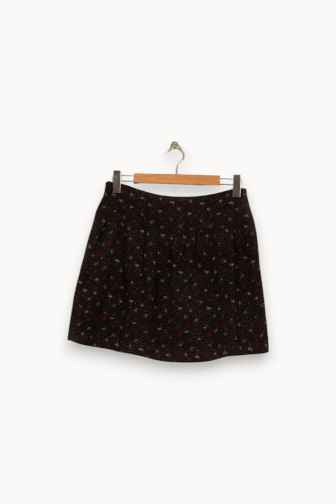 Jupe Courte Noire à Motifs - Taille M/38 de la marque Comptoir des Cotonniers | PARAD45040 - Vendu par Paradigme - Image 4