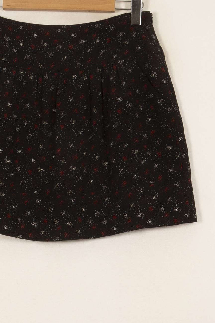 Jupe Courte Noire à Motifs - Taille M/38 de la marque Comptoir des Cotonniers | PARAD45040 - Vendu par Paradigme - Image 3