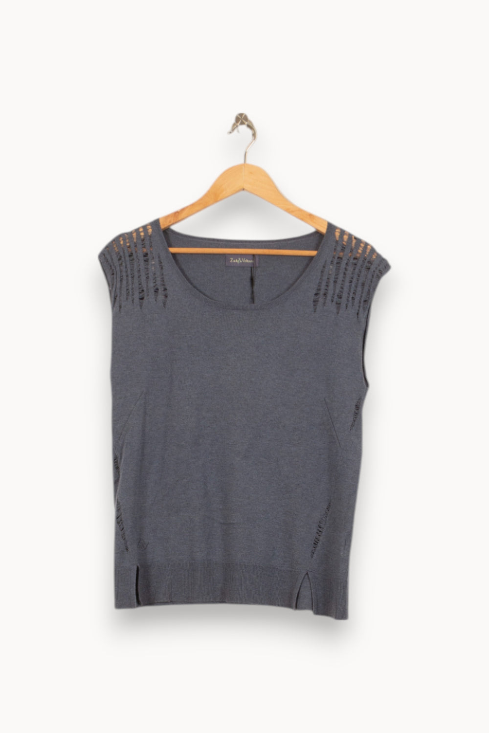Débardeur Bleu - Taille S/36 de la marque Zadig&Voltaire | PARAD45041 - Vendu par Paradigme - Image 2