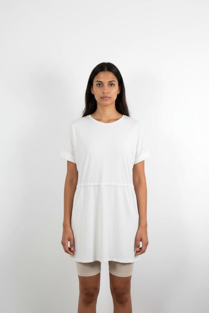 Robe T-shirt Blanche - Taille XS/34